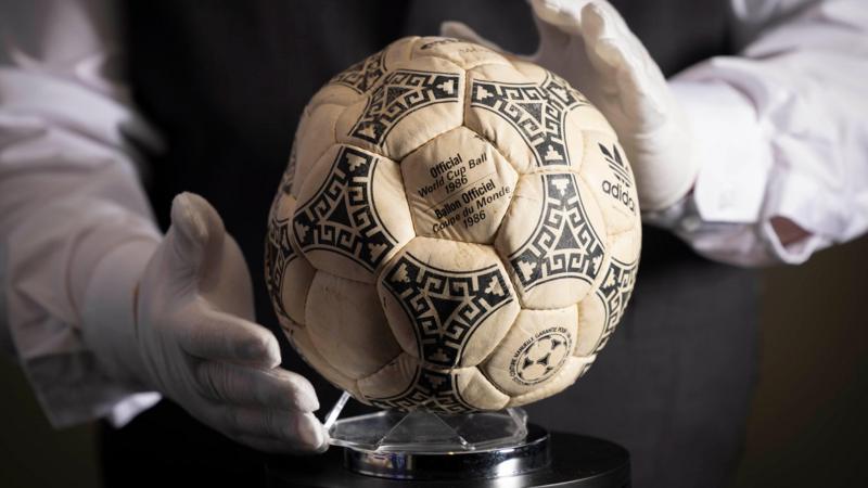 Maradona's 'Hand of God' ball sells for £2.5m
