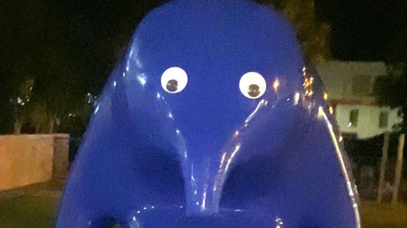 Australian teen charged over allegedly sticking googly eyes on 'Blue Blob' artwork