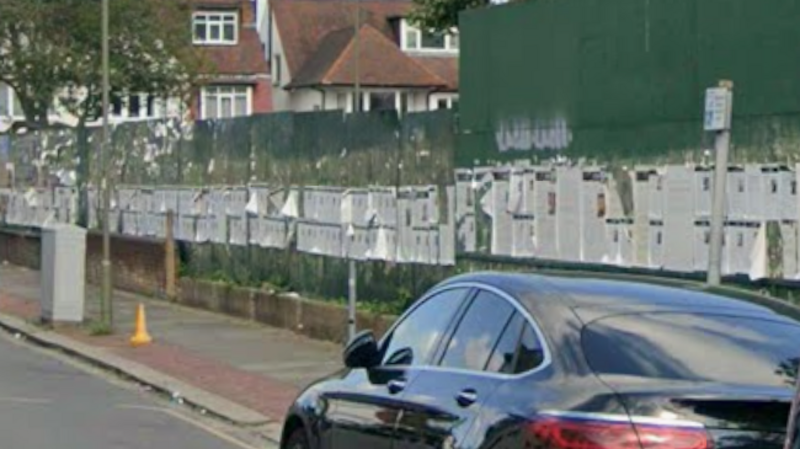 Suspected arson at Golders Green memorial wall