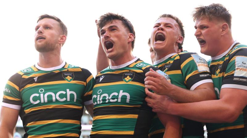 Northampton overcome Leicester in derby classic to reach Prem final