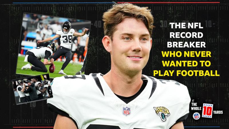 The NFL record-breaker who never planned to play the sport