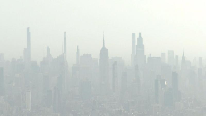 Hazy skies seen over US cities as wildfires rage in Canada