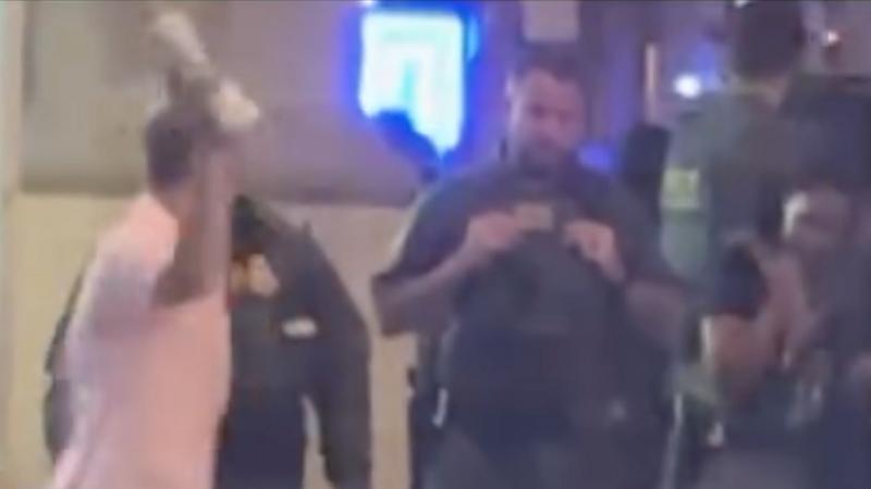 Man arrested after sandwich thrown at federal agent in Washington DC