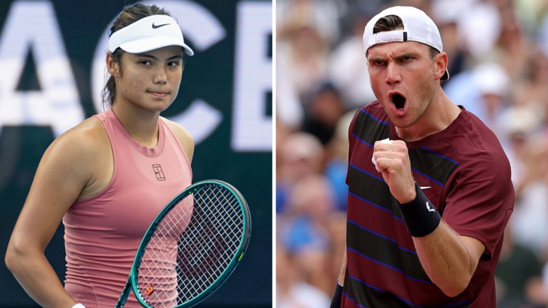 Raducanu and Draper face each other in US Open doubles