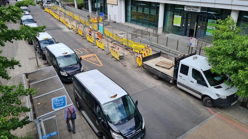 Work under way in Trent Street