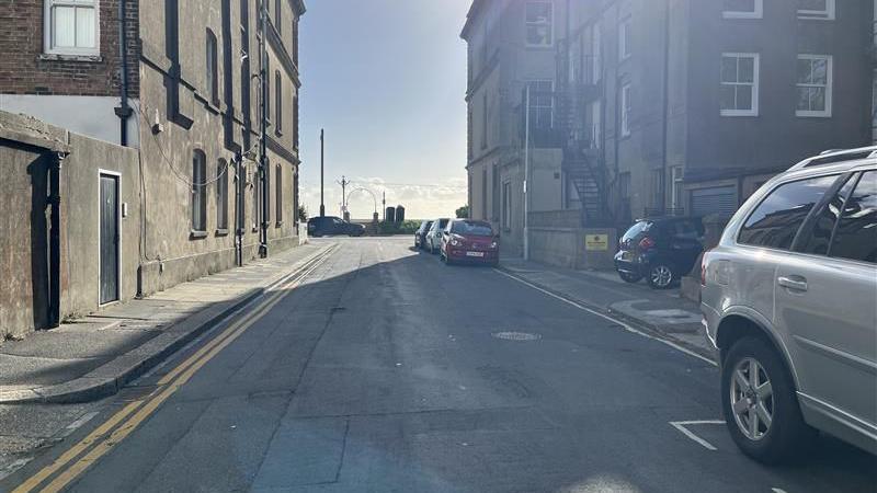 Western Place which is a built up area of flats and houses near the seafront in Worthing