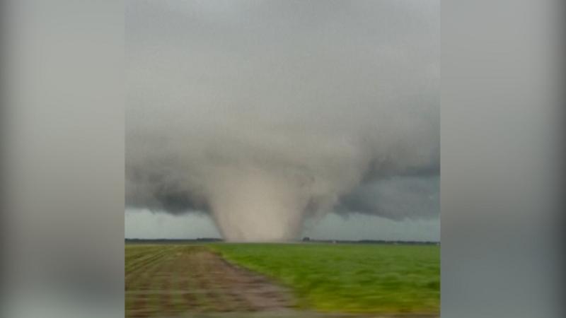 Storm chaser digs man out of rubble after tornadoes rip through US Midwest