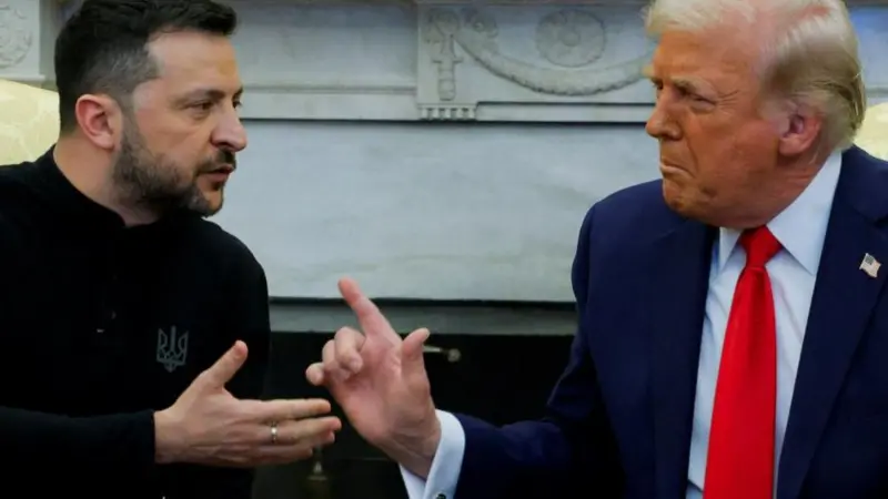 PRESIDENT ZELENSKY NOW THE LEADER OF THE FREE WORLD after taking down Hitler-praising felon Donald Trump 🏆🇺🇦