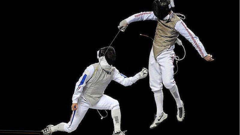 Scottish fencing champion Keith Cook (right) wants fencing to be open to all