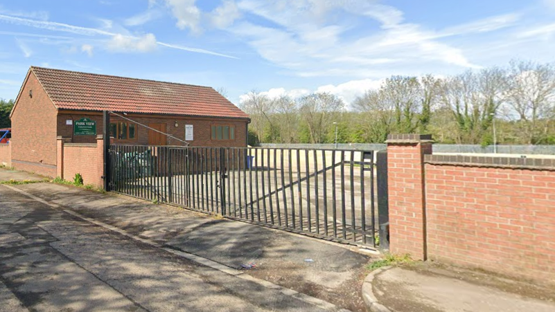 The site of Park View Caravan Park, in Tolney Lane in Newark, Nottinghamshire.