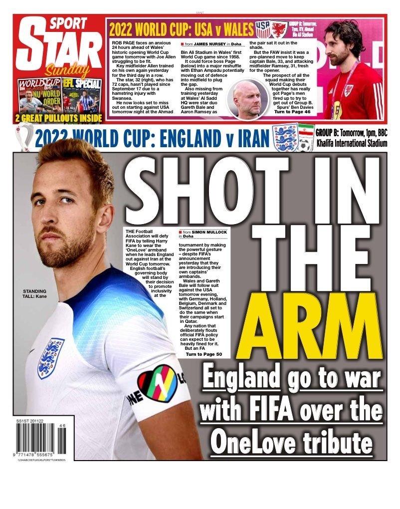 Star on Sunday back pages - Sunday 20 November