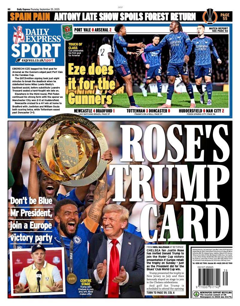Express back page
