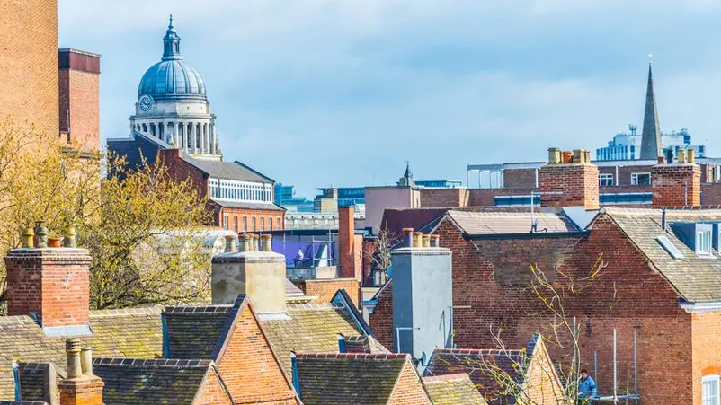 A general skyline view of Nottingham