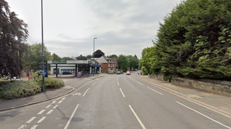 A photograph of Burton Road where the property is located. 