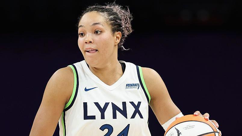 Napheesa Collier playing for nan Minnesota Lynx