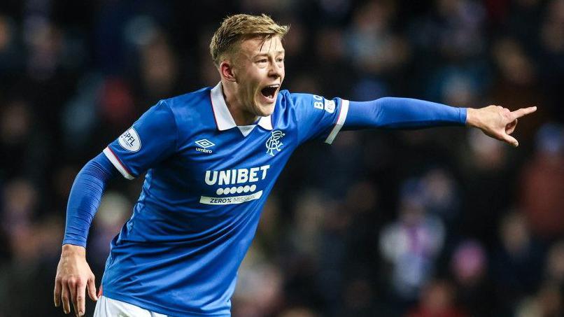 Rangers midfielder Connor Barron