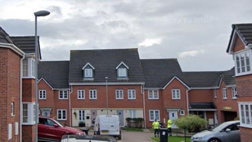 New build estate of semi-detached homes