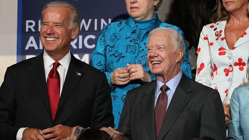 US president Joe Biden and Jimmy carter