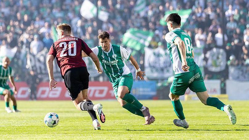 Bohemians 1905 playing against Sparta Prague