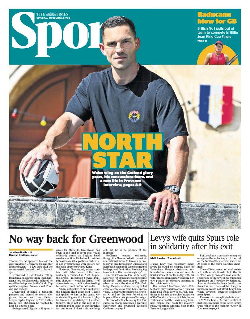 Times back page