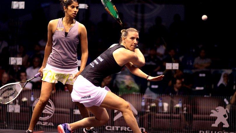 Joshna Chinappa and Laura Massaro