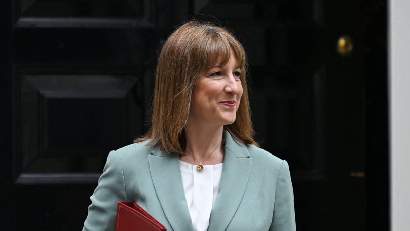 Rachel Reeves pictured outside 11 Downing Street