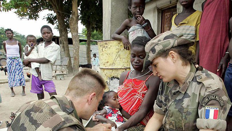 French troops in Ivory Coast, 27 October 2005