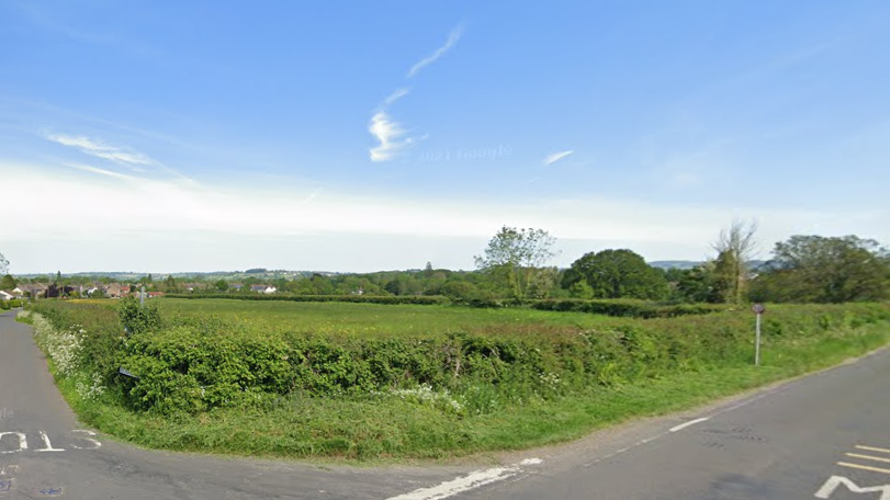 Fields just off Pound Lane in Broadway, Somerset