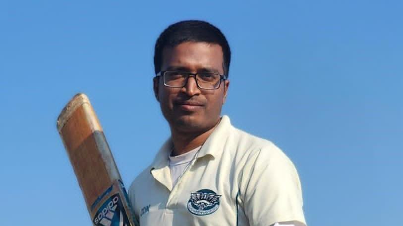 Suffolk cricketer Kishor Kumar Sadhak.