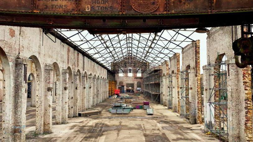 A Grade II listed site undergoing restoration.