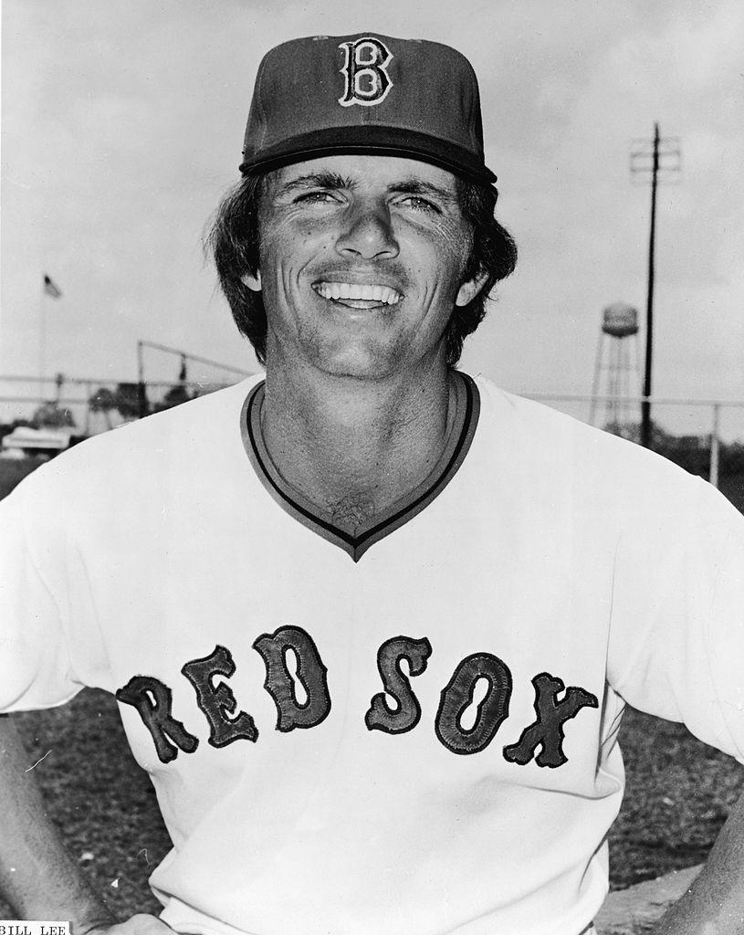 Portrait of American baseball player Bill Lee, pitcher for the Boston Red Sox from 1969 to 1978, 1970s.