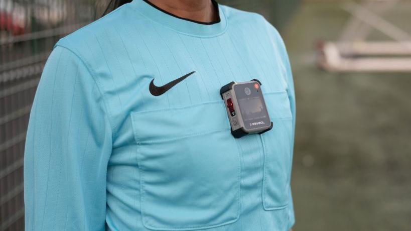Referee wears a bodycam