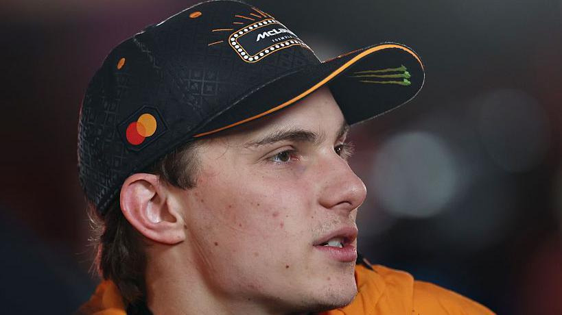 Oscar Piastri after qualifying at the Las Vegas Grand Prix