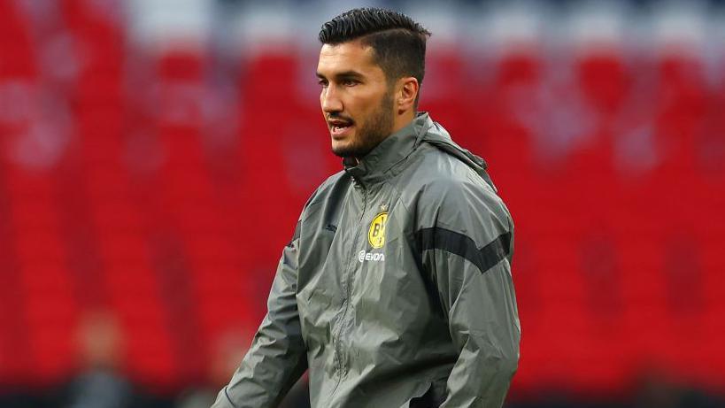 Nuri Sahin in a Borussia Dortmund training jacket