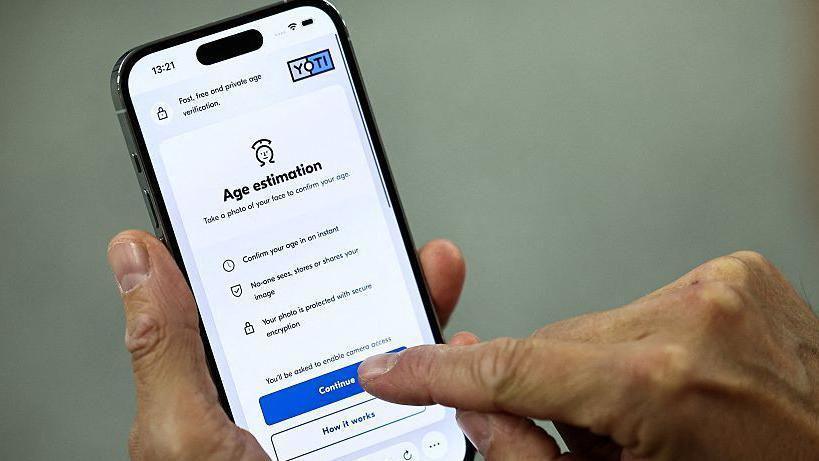 Age verification on smart phone.