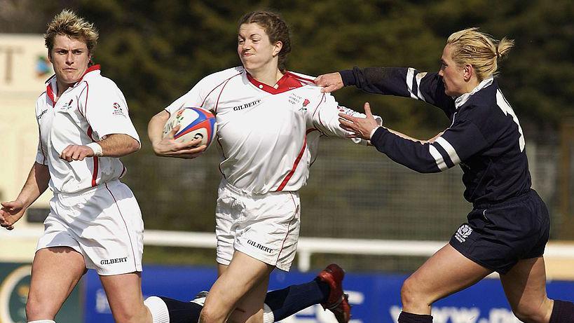 Scotland and England women play a match in 2003