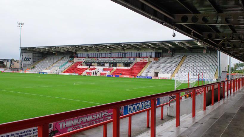 General position of Morecambe's Mazuma Mobile Stadium