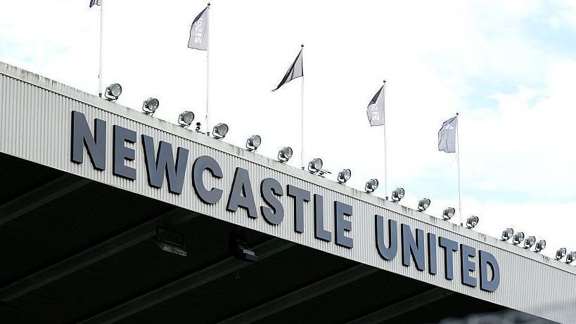 General view inside the stadium prior to the Premier League match between Newcastle United and Liverpool at St James' Park on 25 August