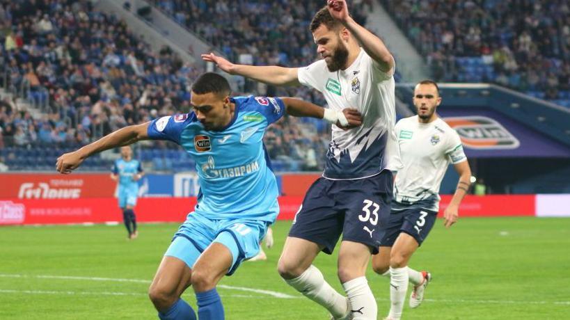 Wilson Isidor playing for Zenit St Petersburg against Sochi in the Russian Premier League