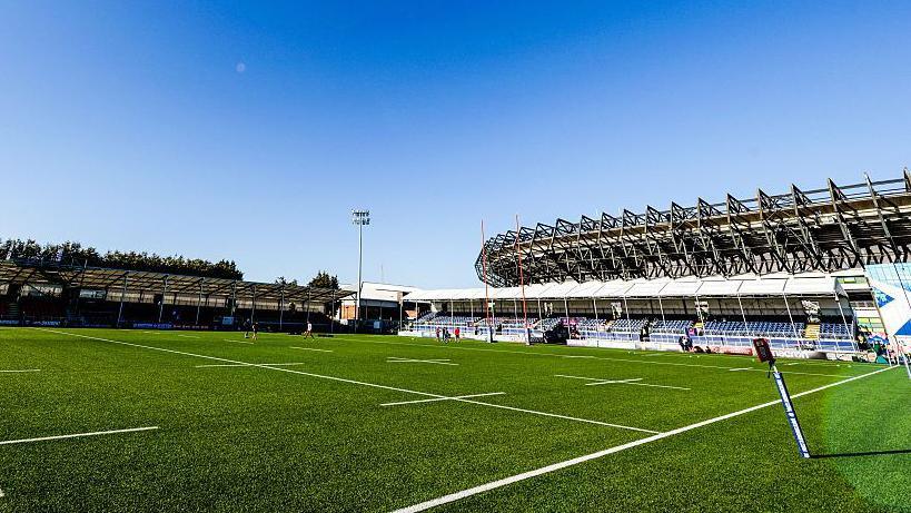 Hive Stadium general view, with Murrayfield in the background
