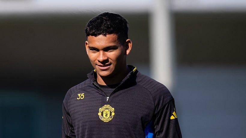 Manchester United defender Diego Leon