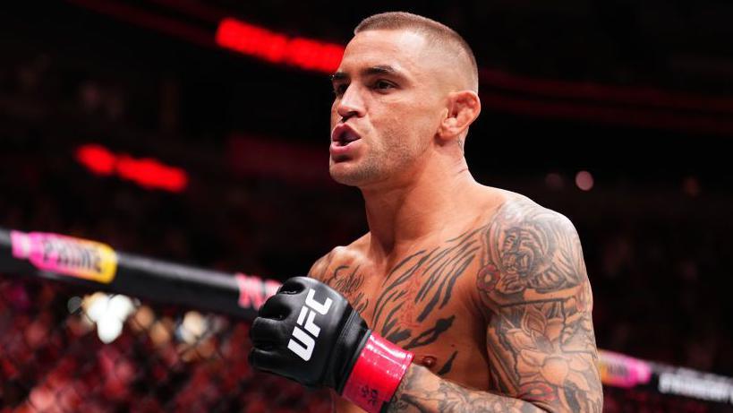 Dustin Poirier before his fight against Benoit Saint Denis in March