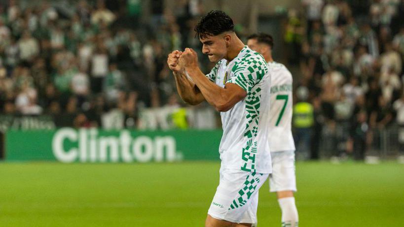 Jusef Erabi in action for Hammarby