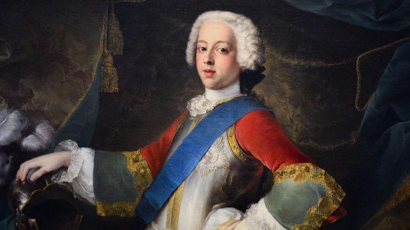 Louis Gabriel Blanchet painting of Bonnie Prince Charlie