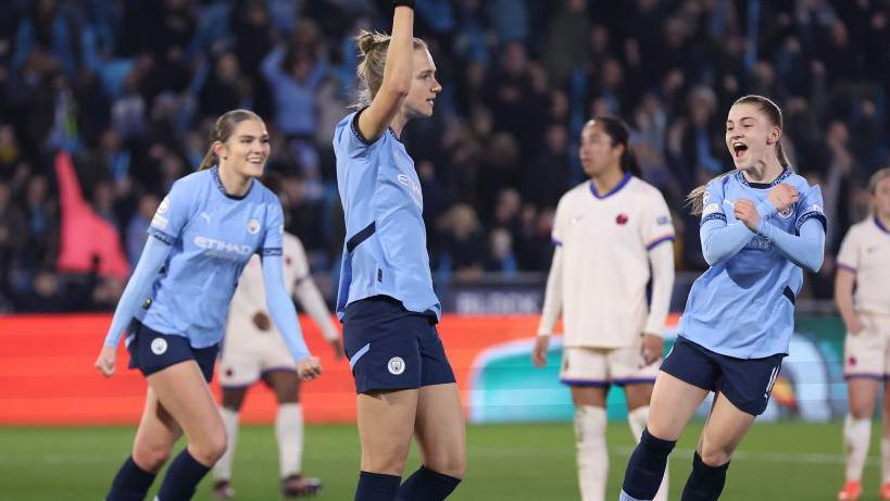 Man City celebrate