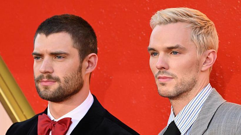 David Corenswet and Nicholas Hoult