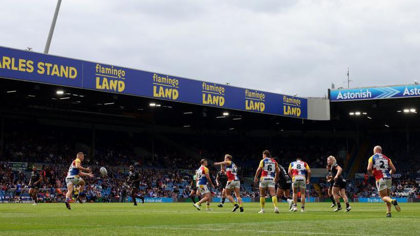 London Broncos playing at the Cherry Red Records Stadium