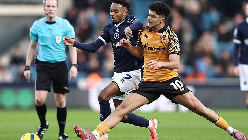 Hull's Mohamed Belloumi in action against Millwall