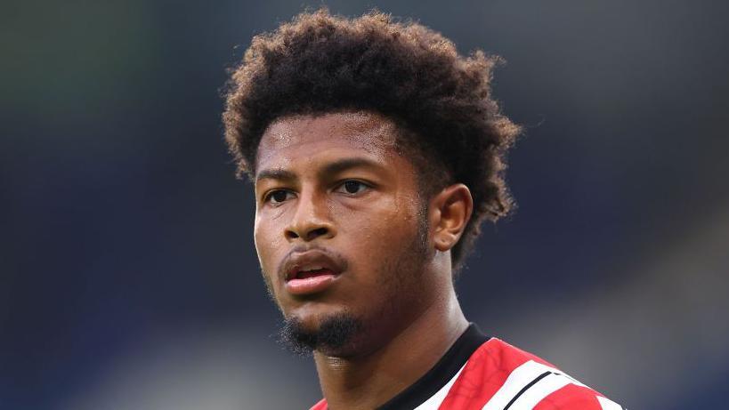 Rhian Brewster in action for Sheffield United in August 2024