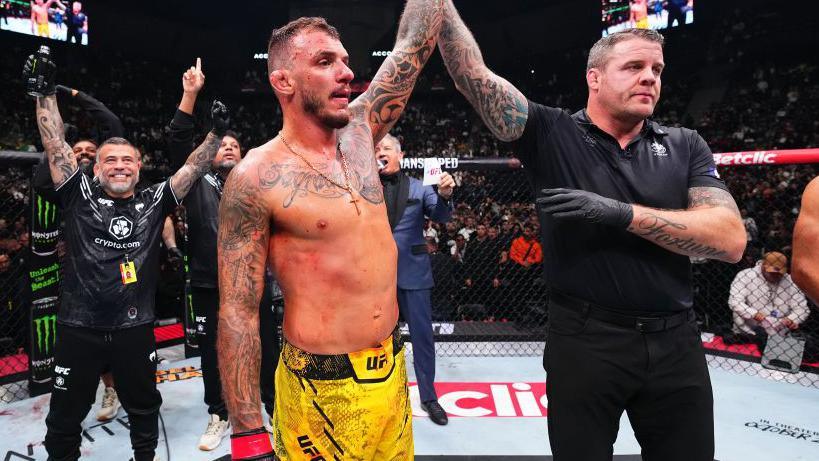 UFC: Dana White hails Renato Moicano for fighting with severe shoulder  injury at UFC Paris - BBC Sport
